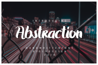 Abstraction: A Bold Handwritten Font for Eye-Catching Campaigns