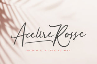 Acelire Rosse: A Font with Elegance and Edge