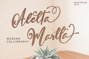 Aletta Martta: A Delicate Handwritten Font for Editorial Design
