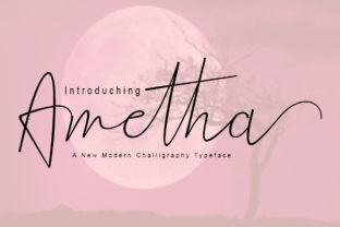 Ametha: A Handwritten Font for Modern Web Design
