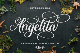 Angelita: A Modern Calligraphy Font for Elegant Editorial Design