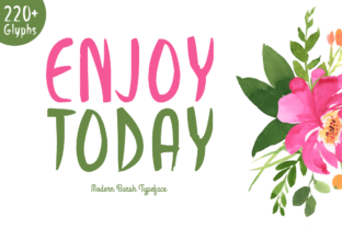 Bring Your Creations to Life with Enjoy Today Font