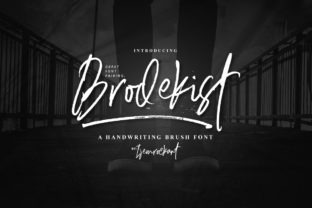 Brodekist: A Bold and Elegant Handwritten Font for Web Design