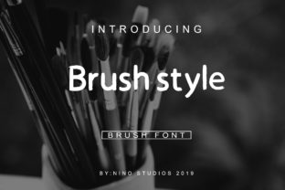 Brush Style: A Modern Handwritten Font for Editorial Design