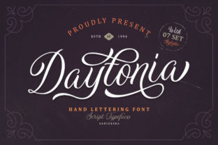Daytonia: A Handcrafted Script Font for Editorial Charm