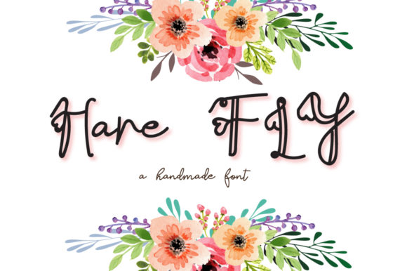 Discover Hare Fly: A Charming Handwritten Font for Editorial Design