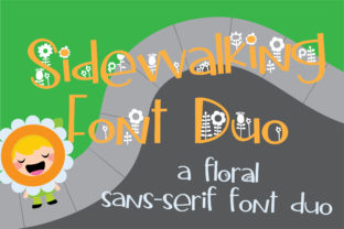 Discover Sidewalking Duo: A Whimsical Font for Editorial Charm