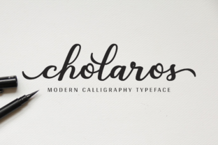 Discovering Cholaros: A Bold Calligraphy Font for Modern Design