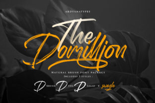 Domillion: A Bold, Stylish Handwritten Font for Editorial Design