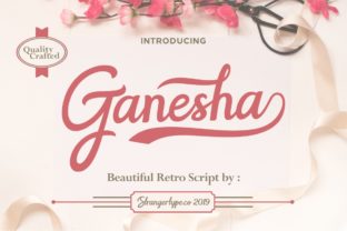 Enhance Your Brand with Ganesha: A Premium Script Font