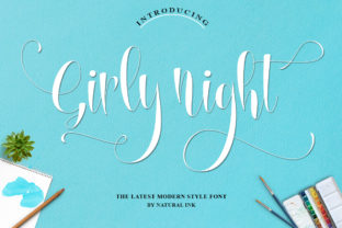Enhance Your Brand with Girly Night Font