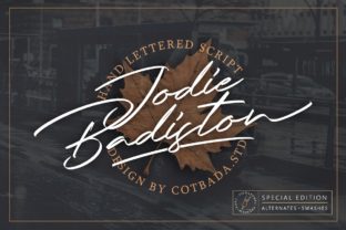 Enhance Your Brand with Jodie Badiston Font