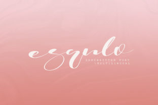 Esqulo: A Modern Handwritten Font for Web Design