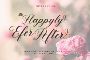 Happyly Ever After: A Modern Script Font for Engaging Visuals