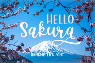 Hello Sakura: A Graceful Handwritten Font for Elegant Design