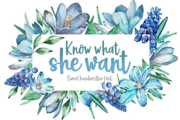 Know What She Want: A Charming Handwritten Font for Editorial Design