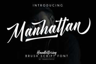 Manhattan: A Handwritten Font for Crafters and Creators