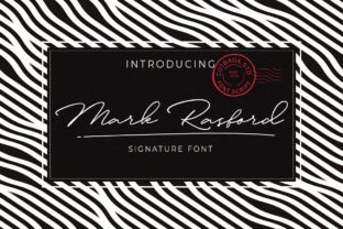 Mark Rasford: A Handwritten Font for Modern Web Design