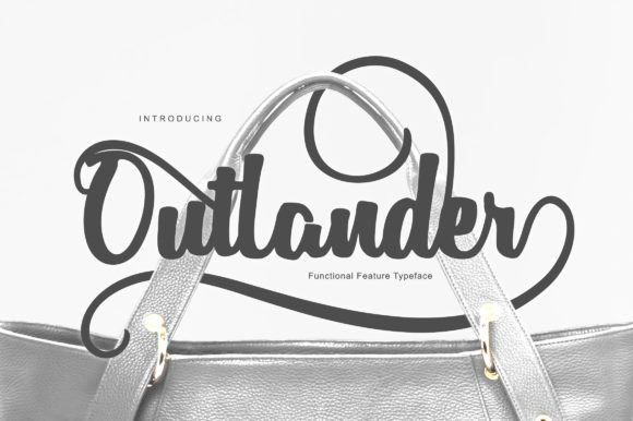 Outlander: A Bold Script Font for Creative Makers