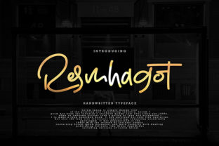 Resmhagot: A Handwritten Font for Engaging Campaigns