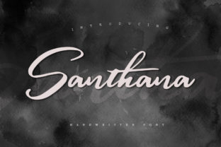 Santhana: Elevate Your Brand with This Charming Handwritten Font