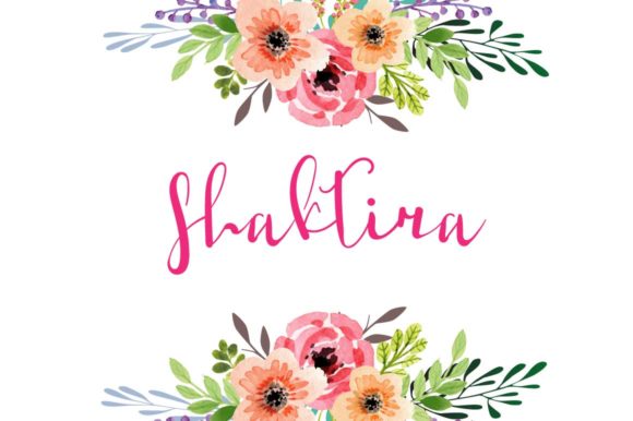 Shaktira: A Charming Handwritten Font for Editorial Elegance