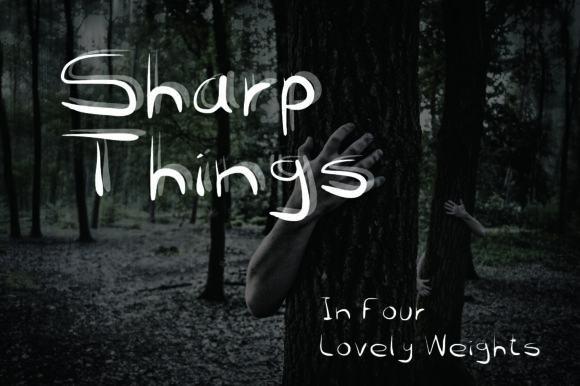 Sharp Things: A Darkly Charming Font for Editorial Design