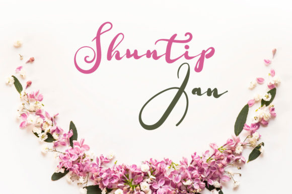 Shuntip Jan: A Delicate Handwritten Font for Web Design