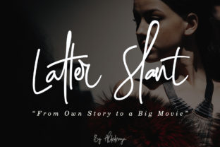 Transform Your Brand with Latter Slant: A Classy Script Font
