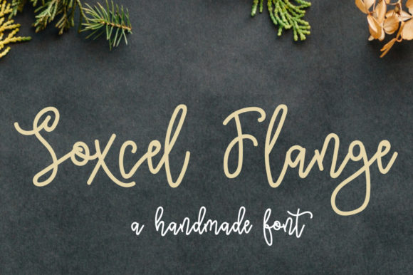 Transform Your Brand with Soxcel Flange Font