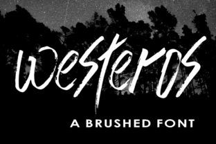 Westeros: A Bold and Textured Font for Crafters